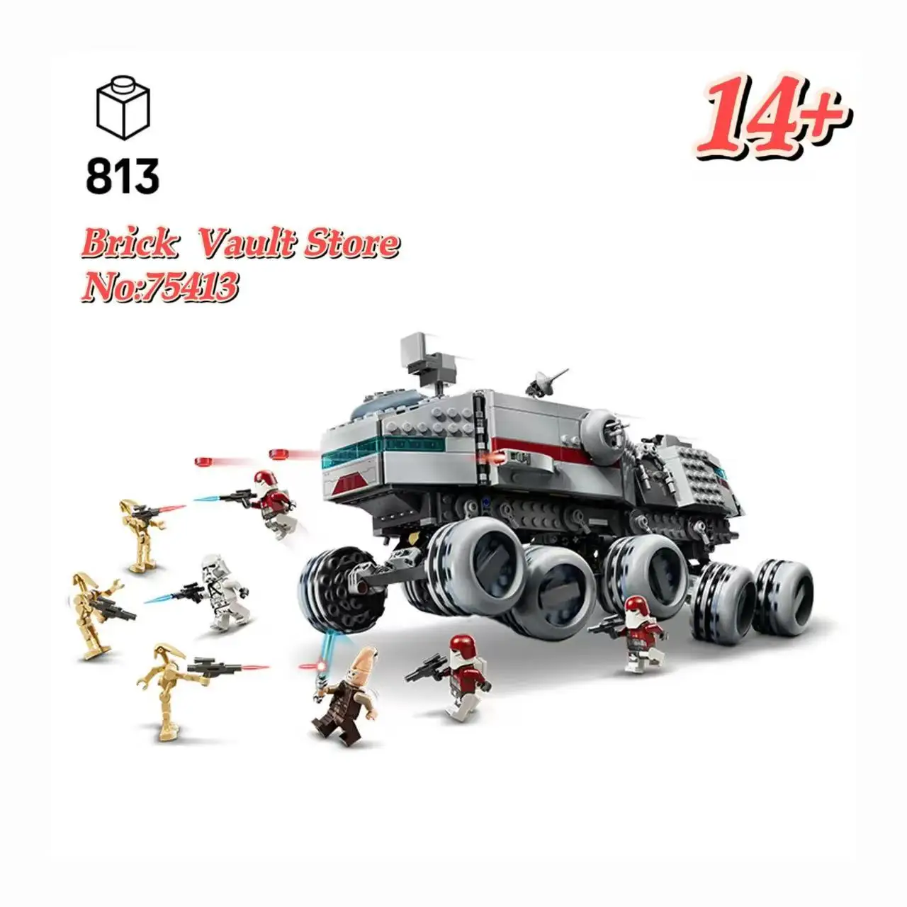 

MOC 75413 Republic Destroyer Building Block Model New Arrival, Suitable as a Birthday, Christmas, and Halloween Gift