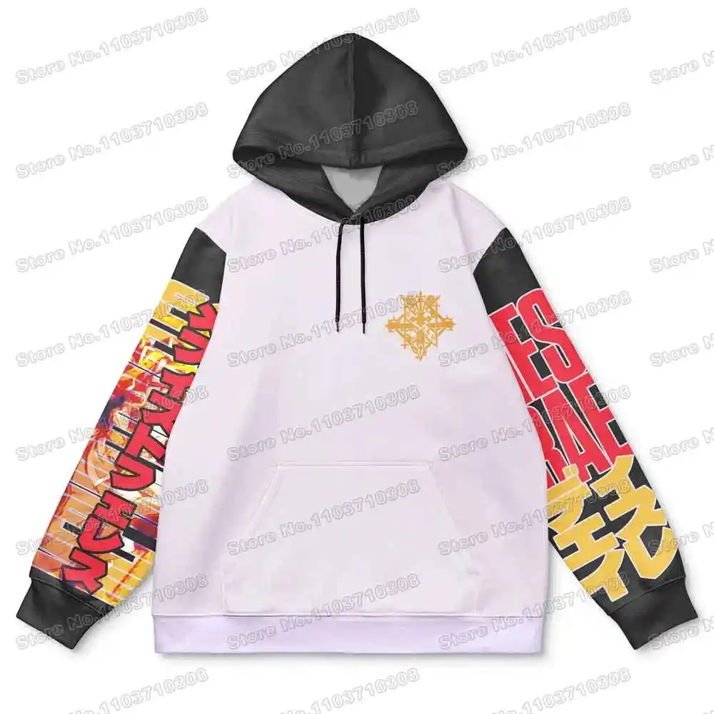 بدلة رياضية للزجاج الأمامي ، سترة جري دافئة ، سترة بهودي ، أنيمي للمشي والتخييم ، هودي للرجال ، ملابس للشتاء والخريف ، ملابس الشارع #3