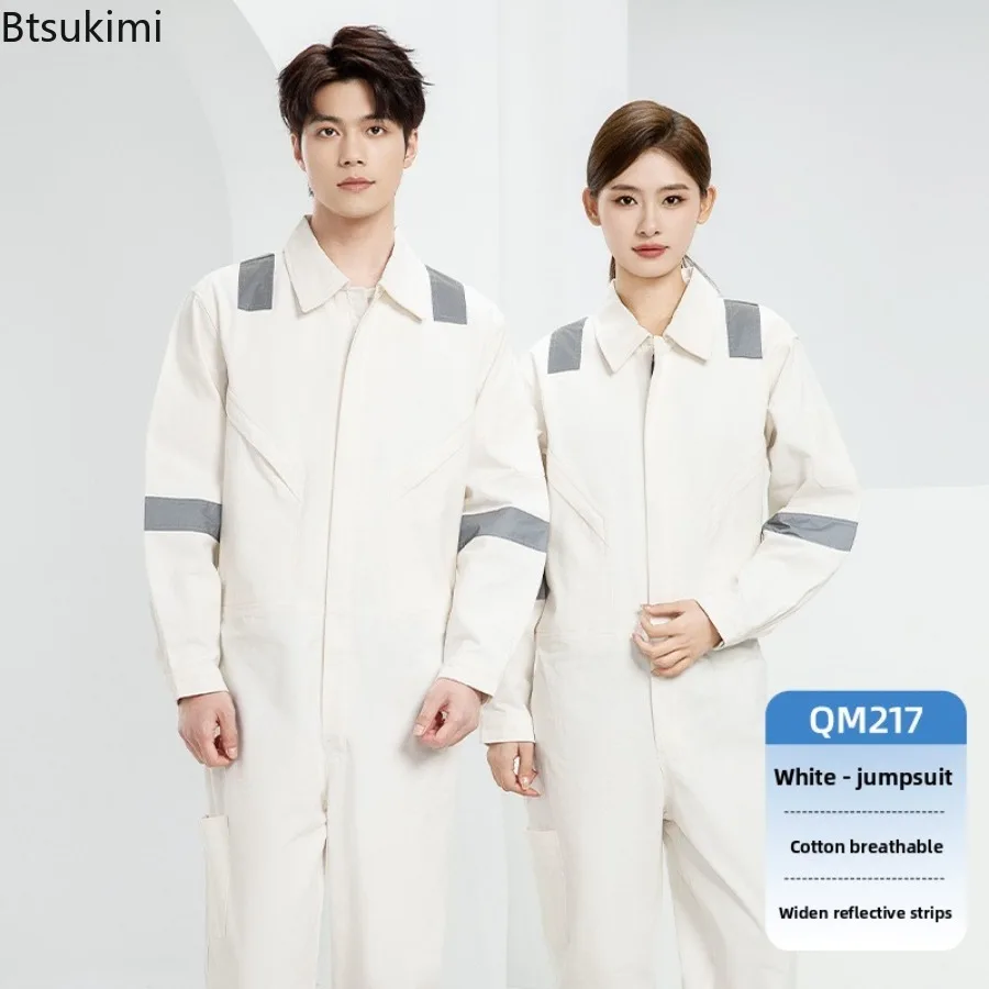 Nieuwe heren heavy-duty overalls reflecterende slijtvaste en vlekbestendige werkoveralls scheepswerfveiligheid beschermende werkuniformen