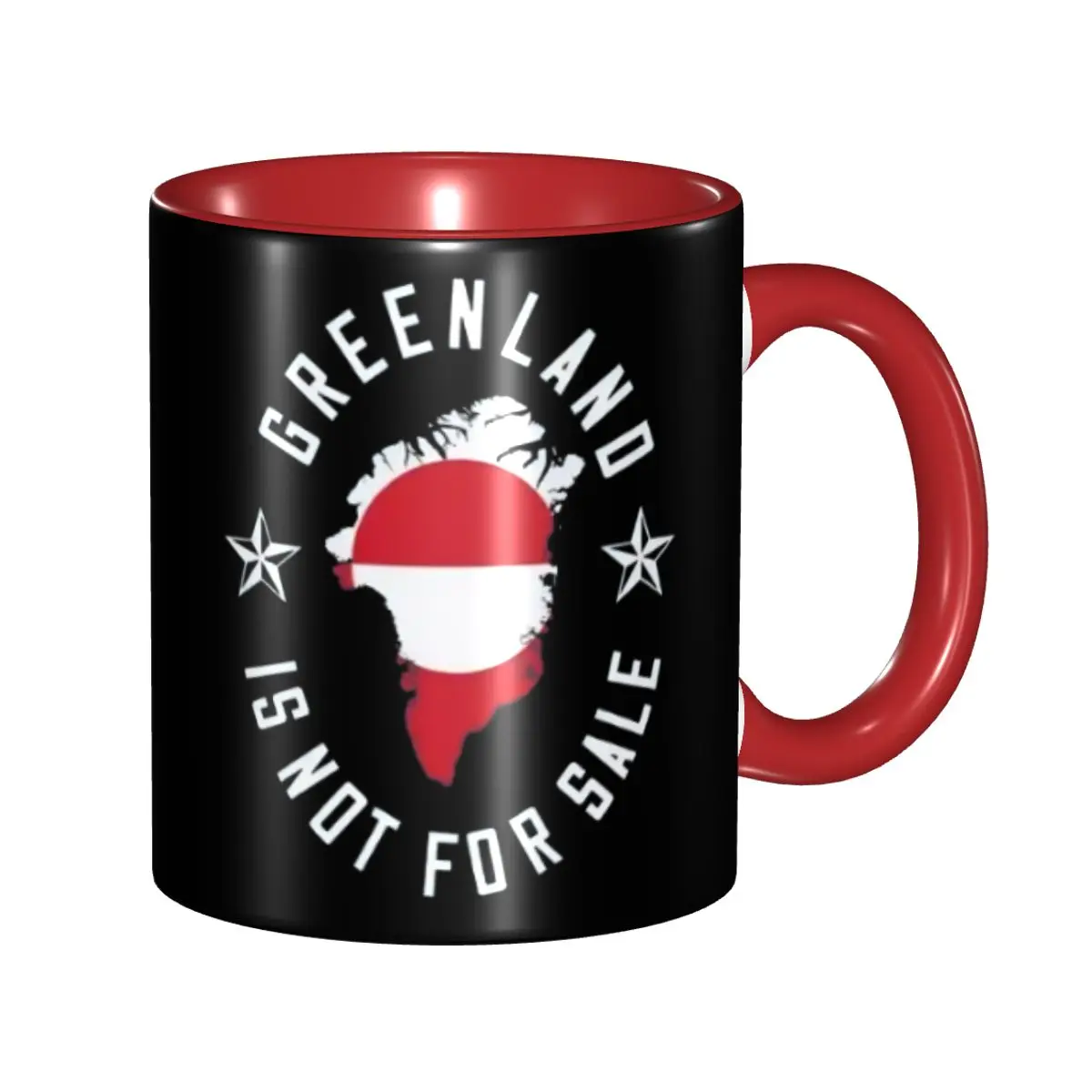

Hands Off Greenland Is Not For Sale MGGA Mug Novelty Coffee Cup Gift For Women Men
