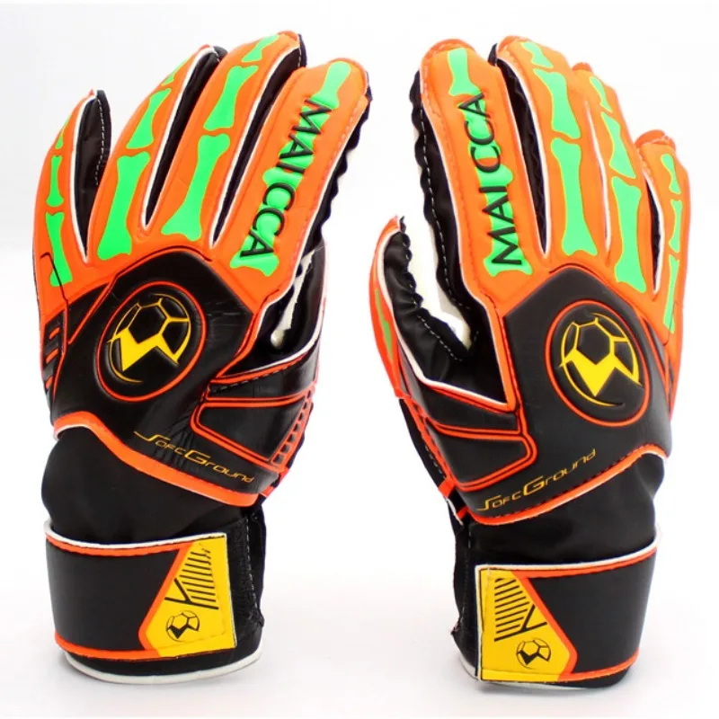 Soccer Goalkeeper Gloves for Kids Latex Anti-collision Football Gloves with Finger Protector Professional Football Goalie Gloves