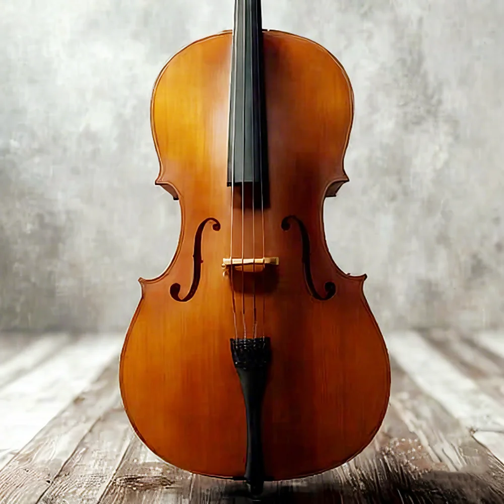 

professional violoncello handmade solid wood cello 4/4 3/4 1/2 1/4 Maple back panel cello stringed instrument beginner