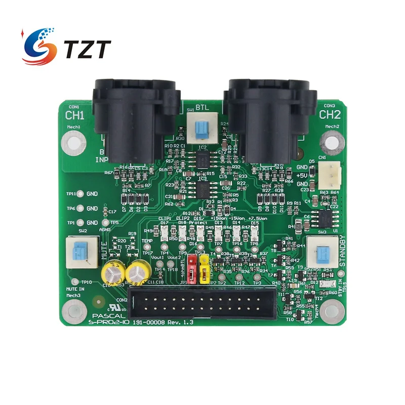 TZT Б/у U-PRO2 280 Вт + 280 Вт Плата цифрового усилителя мощности класса D + плата ввода Тестирование нескольких входных каналов PASCAL