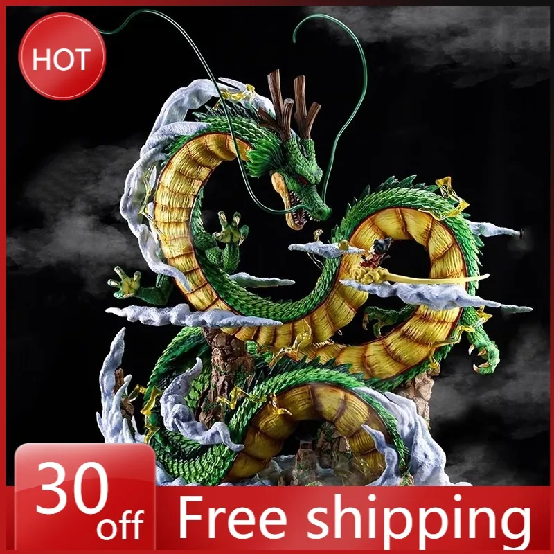 25cm GK YOYO Dragon Ball Figure Shenron e Little Goku Mountain Shenron Figure Pvc Anime Action Series regali di festa giocattoli per bambini