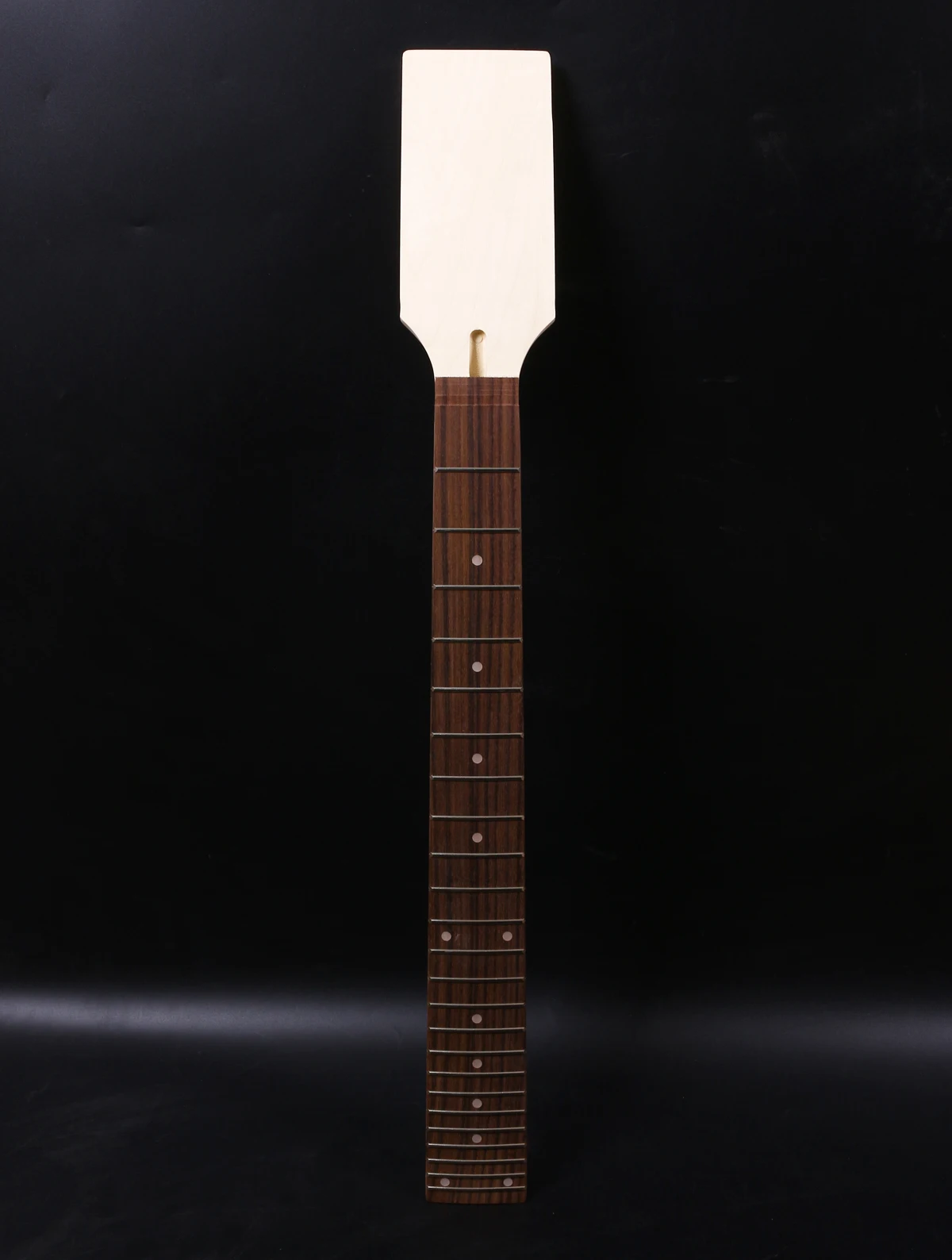 7 string Unfinished 24fret 25.5 inch  Electric Guitar Neck Lock Nut Replacement maple +Rosewood fretboard Hand-made