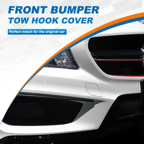 Front Bumper Tow Hook Cover Cap Towing Eye For Mercedes CLA W117 AMG Line Coupe C117 Accessories 2012 2013 2014 2015 A1178851222 6 best sales mercedes benz cla 200 accessories - №3