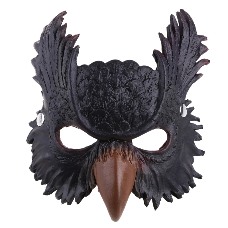 Masque de hibou ailes de Dragon ensemble ailes hommes femmes Costume de scène cadeau mignon pour enfants fête Animal cosplay accessoires cadeau de carnaval