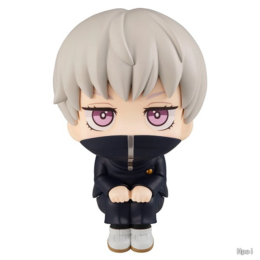 10 cm Jujutsu Lijn Anime Figuur Look Up Chousou Acchion Figuur Q Versie Satoru Gojo/Geto Suguru Beeldje PVC Koc C bodemtemperatuur en ys