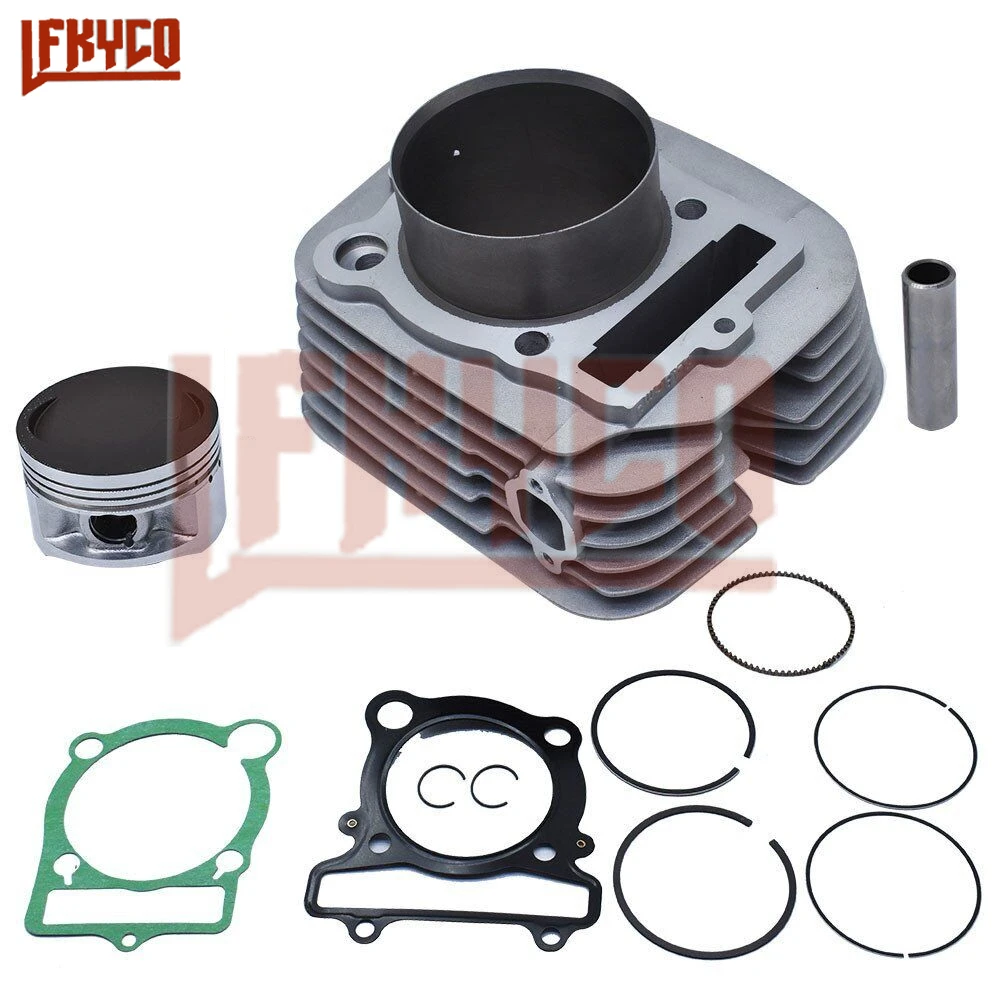 Motocykl 83mm silnik Cylinder 350CC zestaw uszczelek tłokowych do Yamaha Grizzly 350 YFM350G 4x4 motoblok ATV części wyposażenia