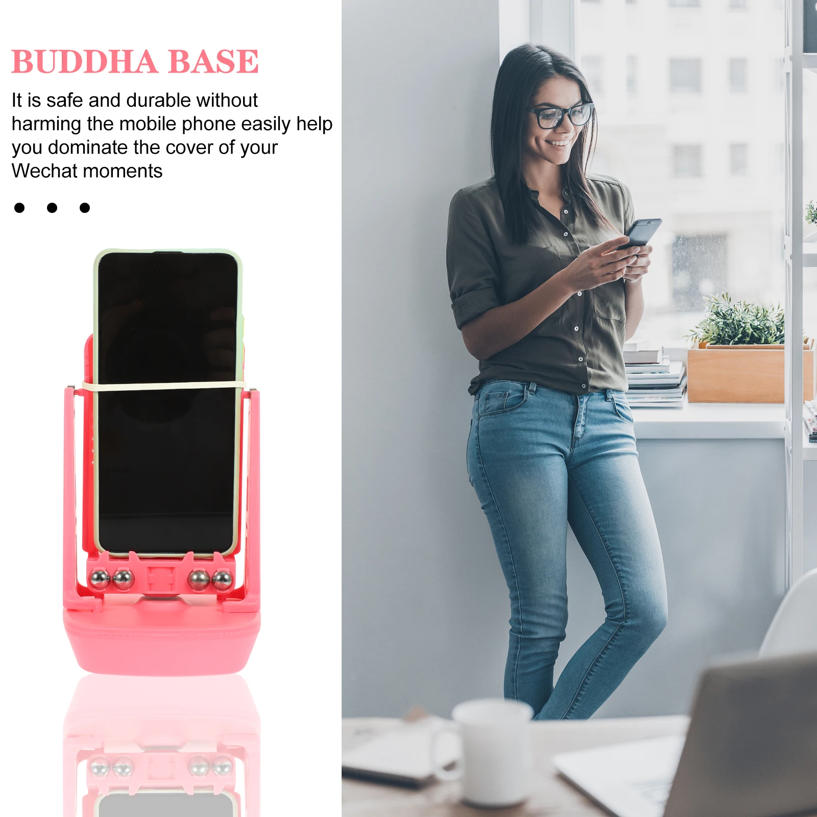 

for Pedometer Steps Counter Accessories Pink Phone Wiggler Device
