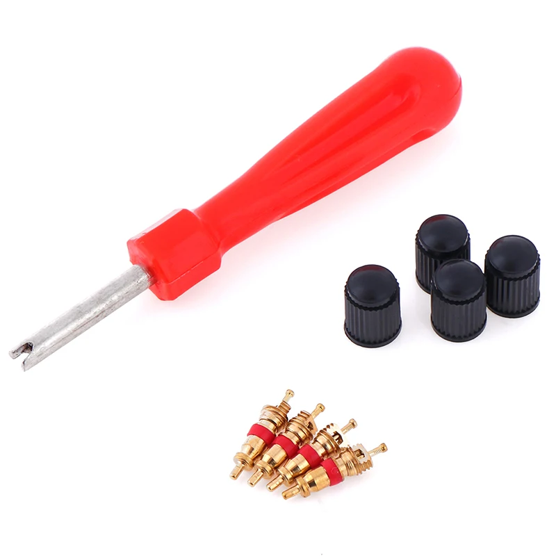 

1PCS Tire Valve Stem Core Removal Tool Single Head Valve Core Remover Tool for Car Motorcycle Tube Installer