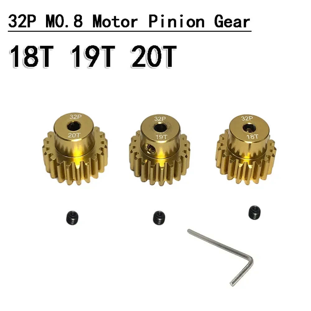 32DP 540 Motor Ritzel 12T 13T 14T 15T 16T 3,175mm Welle Ritzel teile Set Kit für 1/10 RC Auto Bürstenlosen Bürstenmotor