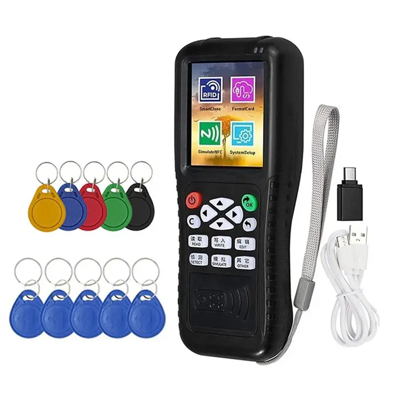 lettore-scrittore-di-smart-card-rfid-x100-5xuid-5200-duplicatore-rfid-per-portachiavi-programmatore-di-carte-id-ic-copiatore-di-chiavi-criptate-bcbw