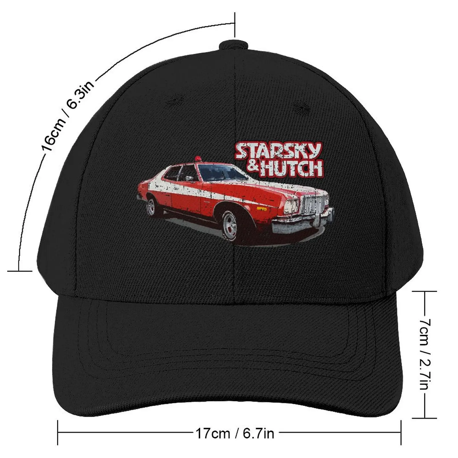 Starsky & Hutch, distressed Baseball Cap |-F-| western Hat dad hat Man Women's