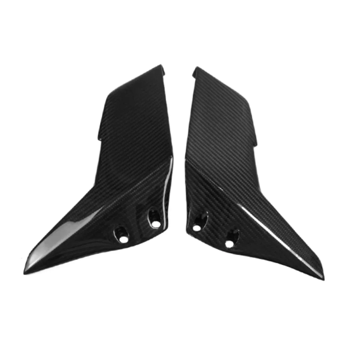 For  ZX10R 2021 2022 2023 3K 100% Dry Carbon Fiber Motorcycle Fairing Accessories WInglets Motorcycle Upper  Wings