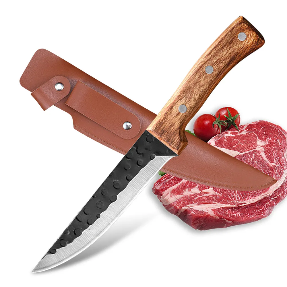 

Forged Boning Knife Stainless Steel Butcher Knife Professional Chef Cleaver Meat Fishing Knife Cooking Tools