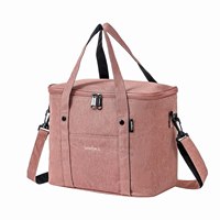 1pc Insulated Lunch Bag For Men/Women, Reusable Large Lunch Cooler Box Tote Shoulder Strap For Work Office Picnic Beach Travel F