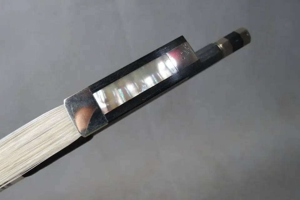 Beautiful plaid Carbon fiber violin bow 4/4,Copper mounted