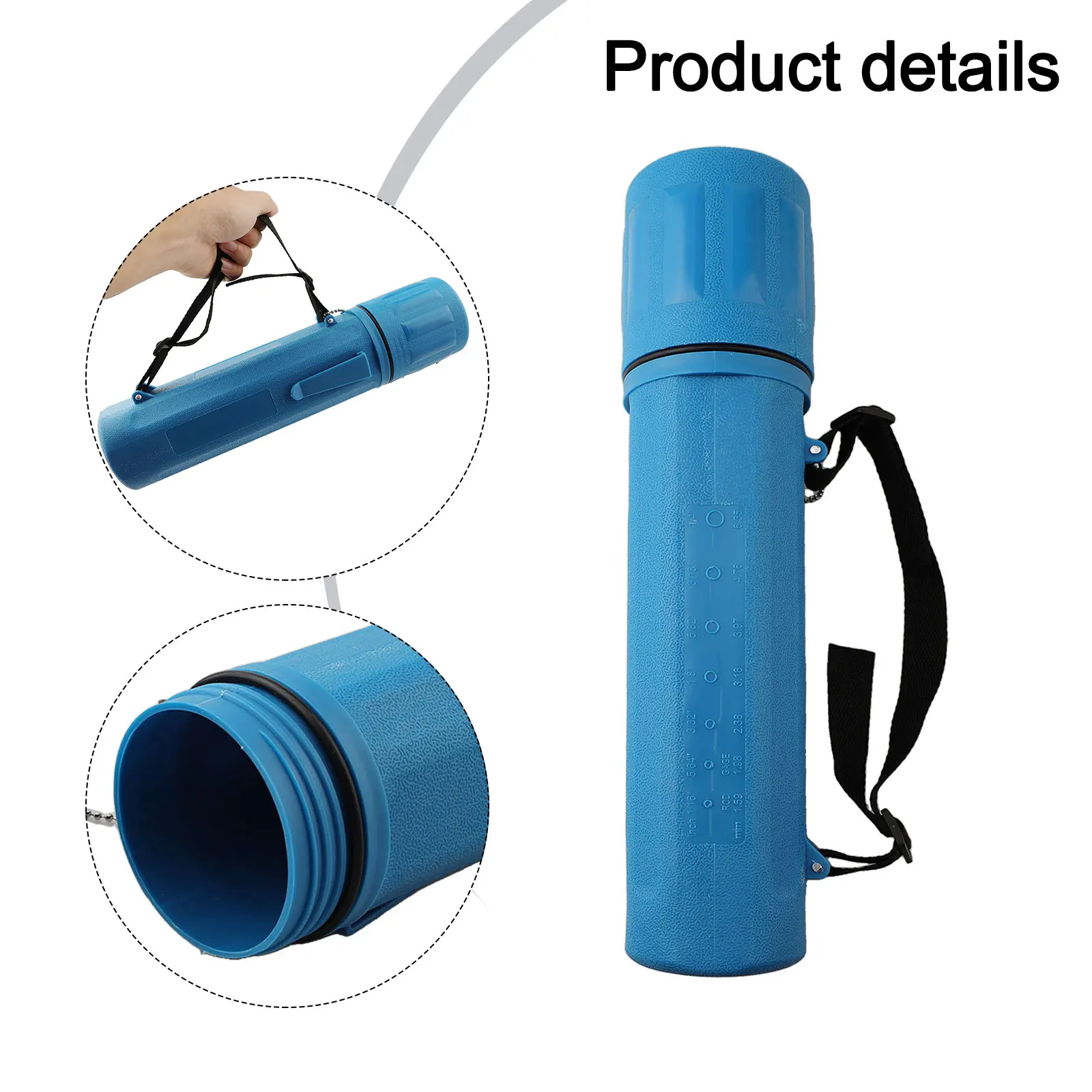 Electrode Storage Tube MMA Electrode Holder Holds 4.5kg Of Electrode Measuring Scale Feature Moisture Protection Design