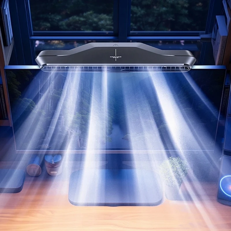 スクリーンファン 縦置きファン モニターファン スクリーン吊り下げファン パソコン用USBファン