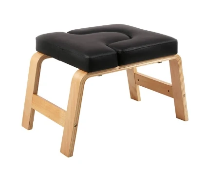 A Wooden Yoga Handstand Stool, A Shoulder Handstand and A Relaxing God-assisted Handstand Yoga Chair,