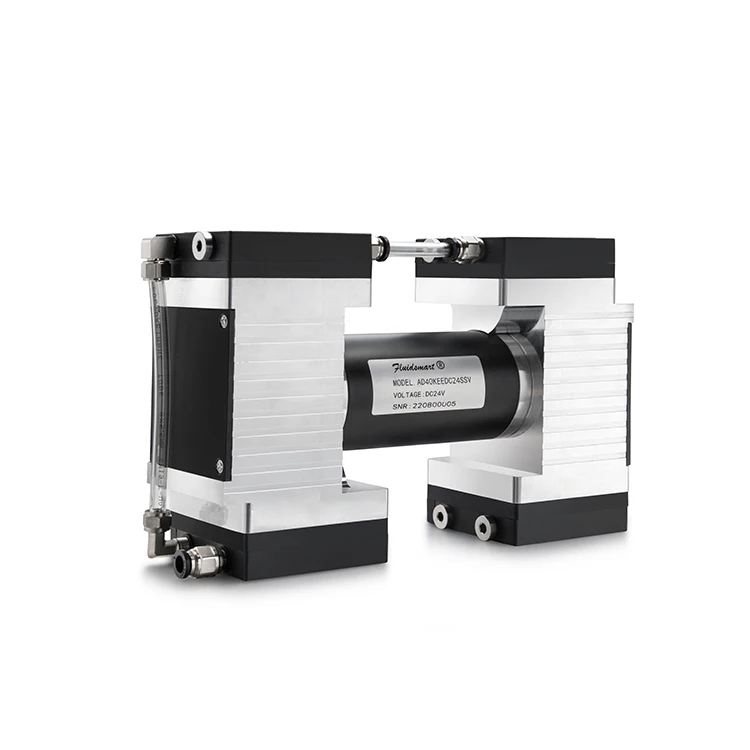 Aluminum Alloy Mini Diaphragm Pump Low Pressure High Vacuum Ultimate Vacuum DC Gas Suction Pump Laboratory Oil Free