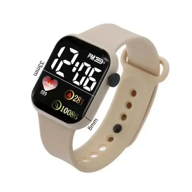 LED Sports Watches Smart Watch for Men Women Digital Wristwatches Casual Silicone Montre Femme Relojs Para Mujer Gifts