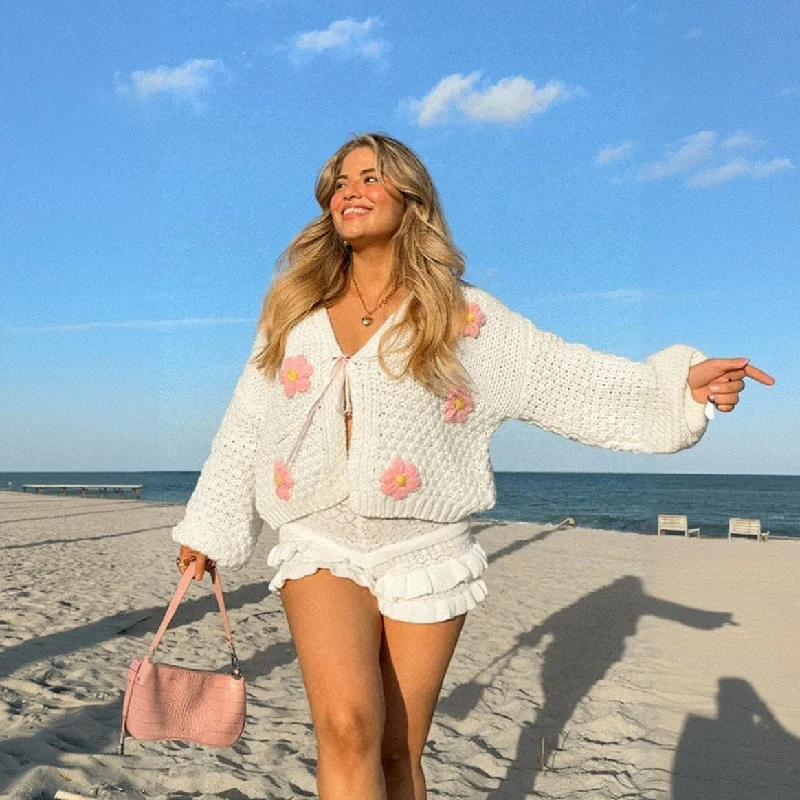 

Женский вязаный кардиган-свитер, пальто, осень-зима 202, с длинным рукавом, v-образным вырезом, принтом на пуговицах, топ на шнуровке, трикотаж, женская верхняя одежда, куртка