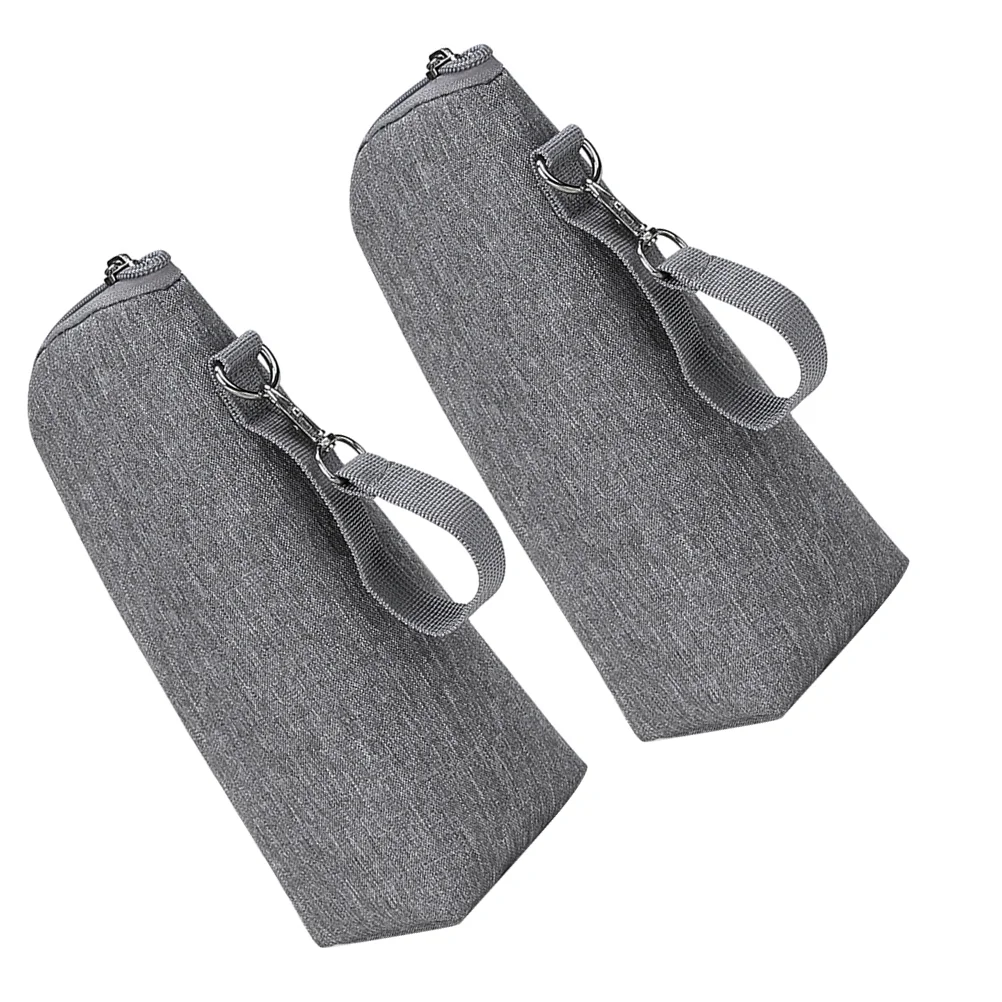 2 Pcs Bottle Bag Organizer Baby Food Storage Thermal Pouch Feeding Bottles Cooler Oxford Cloth Stroller Accessory Portable Milk