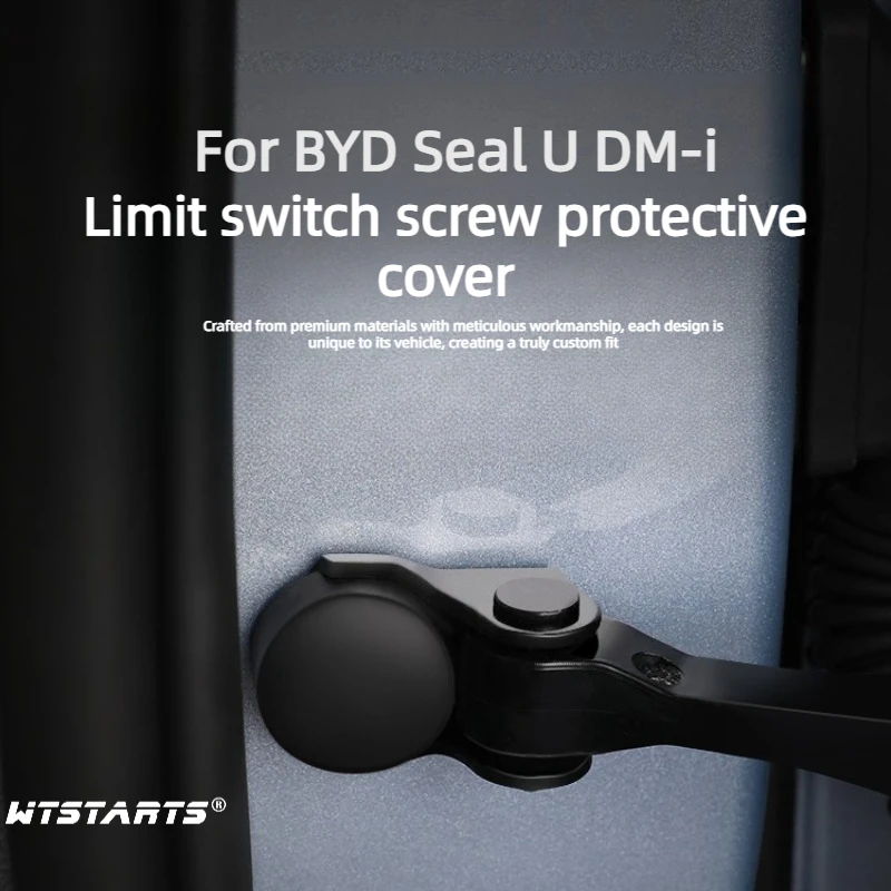 Protetor de Parafuso para Porta do BYD Seal U DM-i 2020-2025, Previne Ruídos e Corrosão, Acessórios de Estilo para Interior de Carro