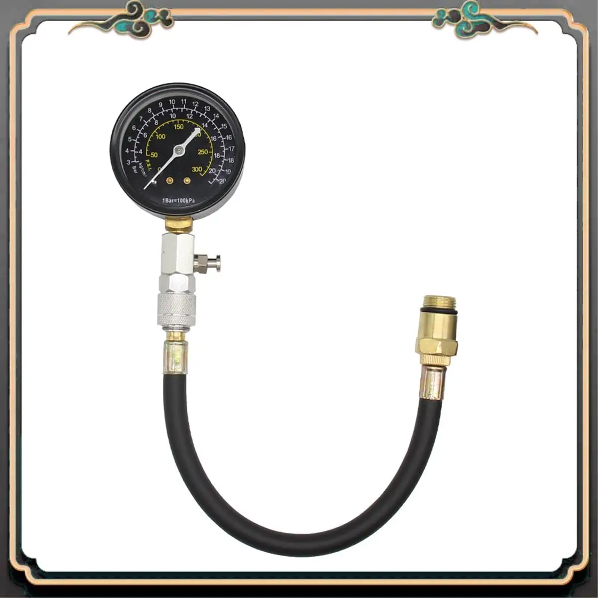Image 6: Testeur de Compression de moteur M45K, jauge de Test, Kit d'outils de Test de contrôle, adapté aux outils de Service de Diagnostic automatique de 14Mm 18Mm