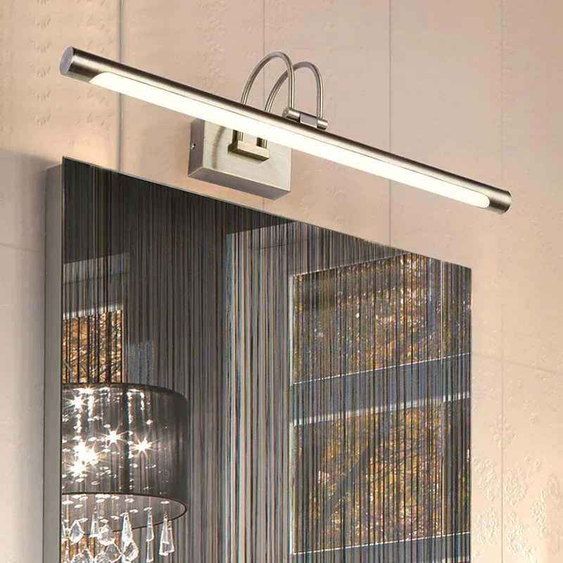 

FSS Modren Gold Wall Lamp Minimalist Mirror Front Light LED Bathroom Vanity Light Cabinet Indoor Home Fixtures