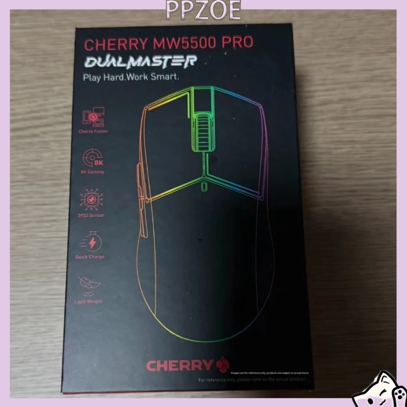 CHERRY MW5500PRO Tri Mode Wireless Gaming Mouse PAW3955 Sensor 8K Polling Rate Lightweight For CS2 E Sports Office PC Laptop