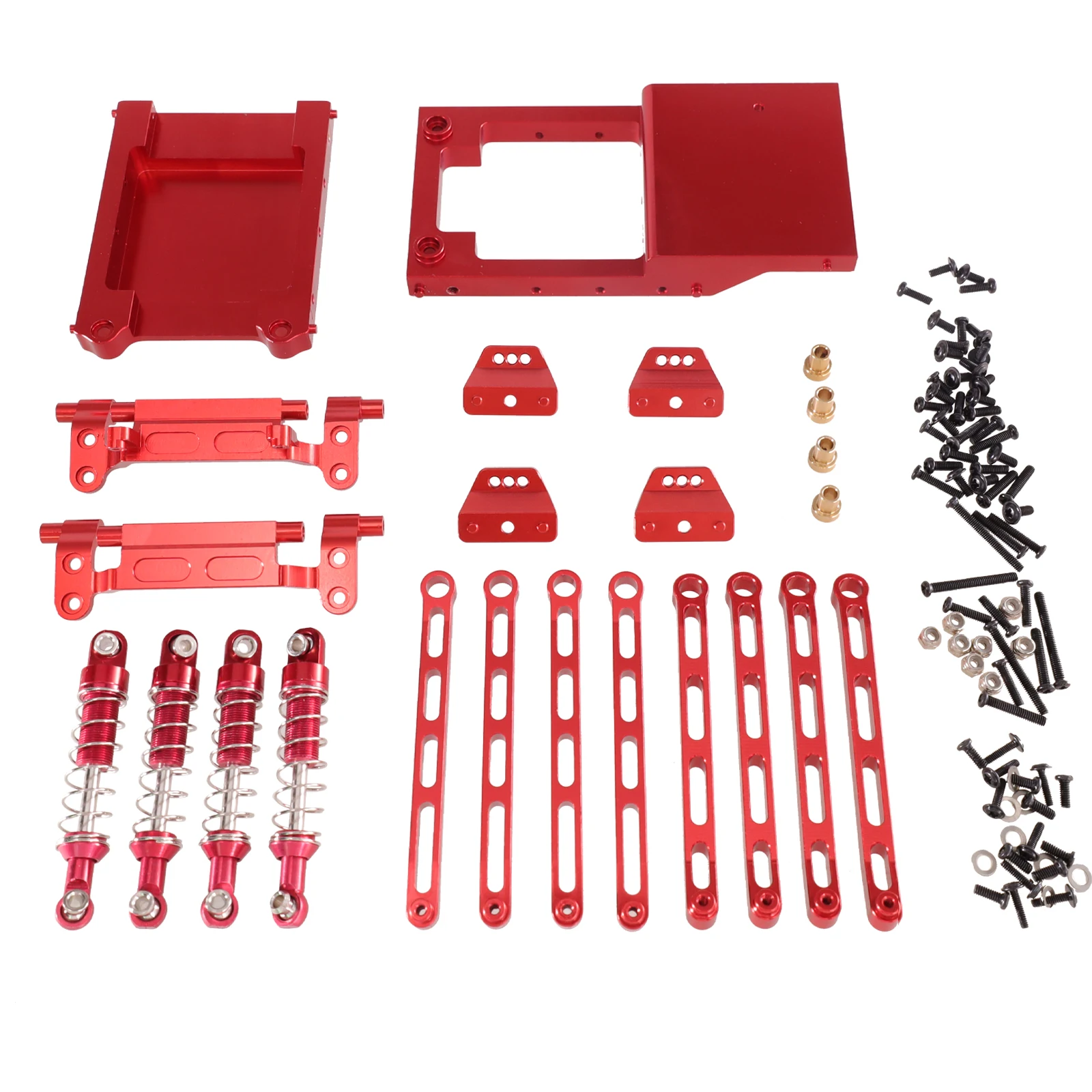 Used for MN Model 1/12 MN168 MN78 RC Car Parts Metal Upgrade Parts Accessories Rod Shock Absorber Vulnerability Kit