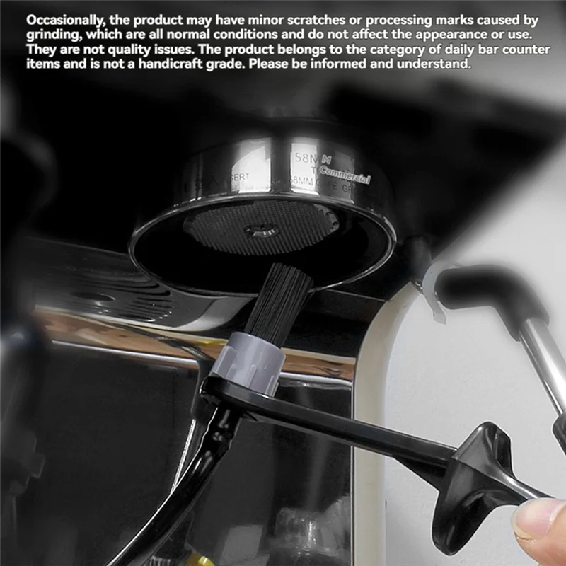 ABGP-Spazzola per pulizia a vapore per macchina da caffè espresso Testa di erogazione per rimuovere grasso e Dir antiscottatura staccabile