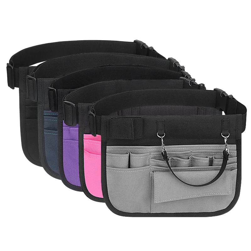 Nurse Fanny Pack with Stethoscope Holder Medical Waist Bag Medical Care Workers Tools Kit Pouch Shoulder Case Medical Organizer