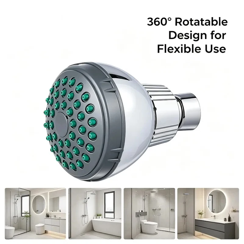 High Quality Multifunctional Shower Head Power Spray Wall Shower Head Durable and Non-toxic for the Construction Site Garden view 4