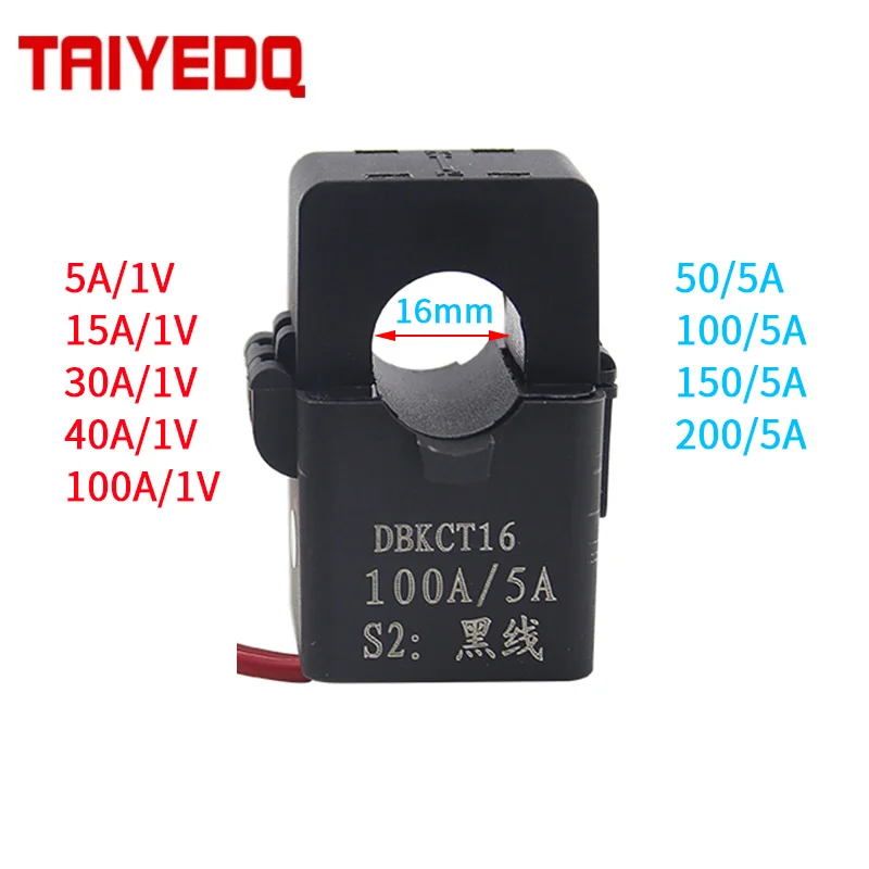 5A/1 15A/1 30A/1 40A/1 100A/1 KCT16 Open Type  Split Core Current Transformer Open Type Small Buckle Type