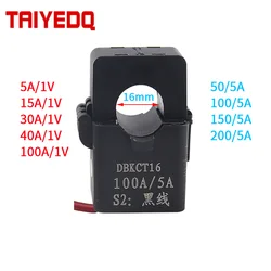 5A/1 15A/1 30A/1 40A/1 100A/1 KCT16 Open Type  Split Core Current Transformer Open Type Small Buckle Type