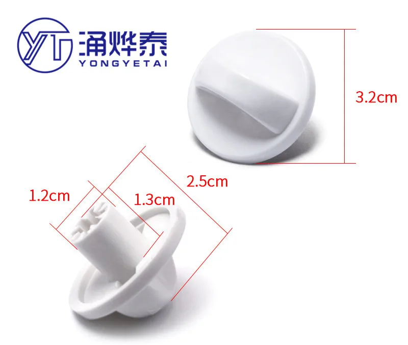 Universal Speed Control Knob with Multi-Speed Timer for Desk/Wall Fans - Plastic Rotary Switch