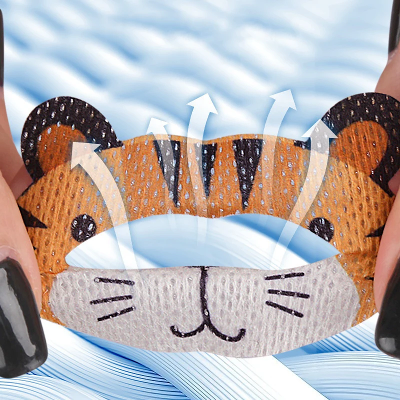 30 ورقة/حقيبة ملصقات مكافحة الشخير للأطفال النوم ملصقات مغلقة الفم التنفس تصحيح التصحيح اغلاق التصحيح #5