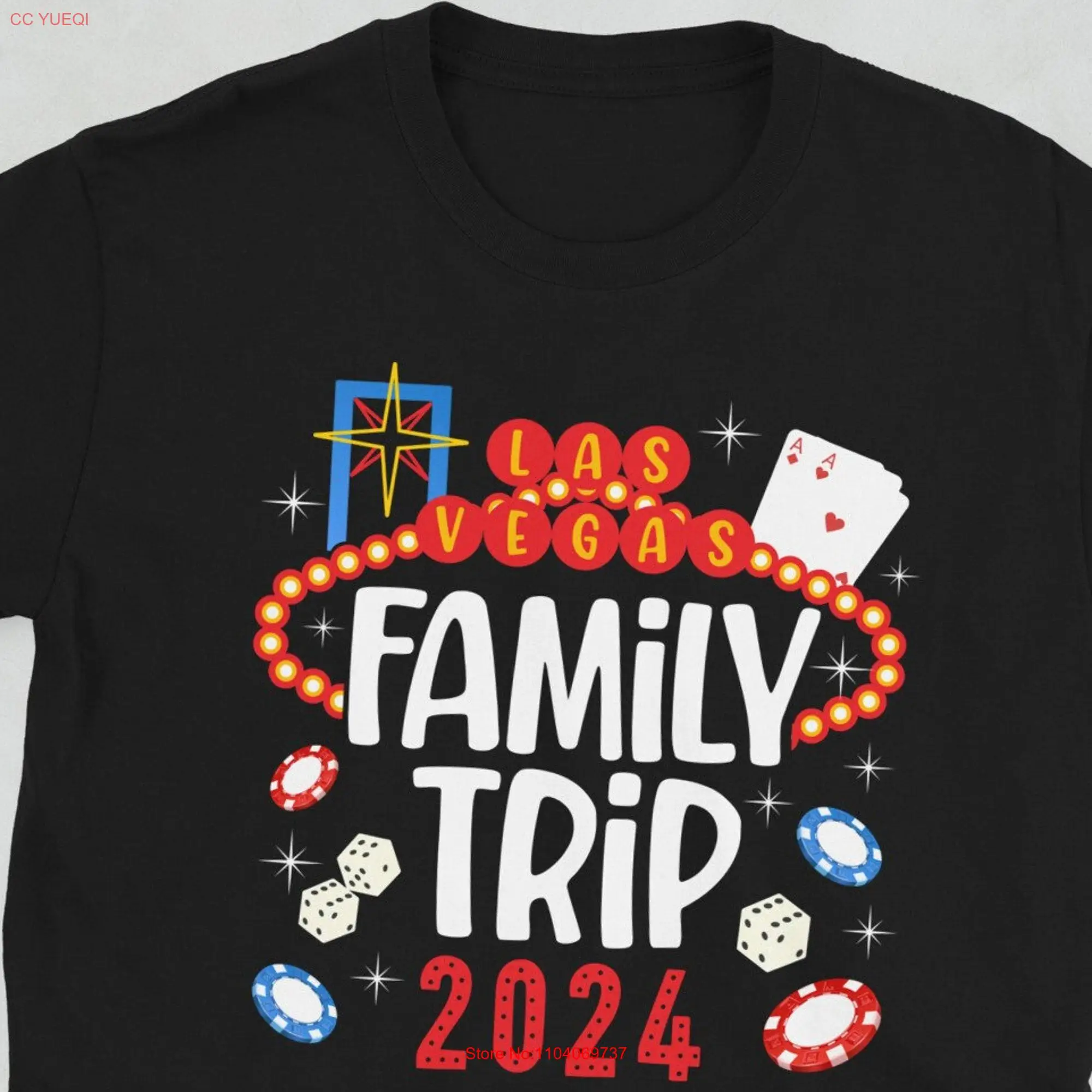 Las Vegas Family Trip 2024 Vacation T Shirt long or short sleeves