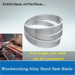 Woodworking alloy band saw blades TCT carbide tip for cutting hardwood for horizontal and vertical band saw machine
