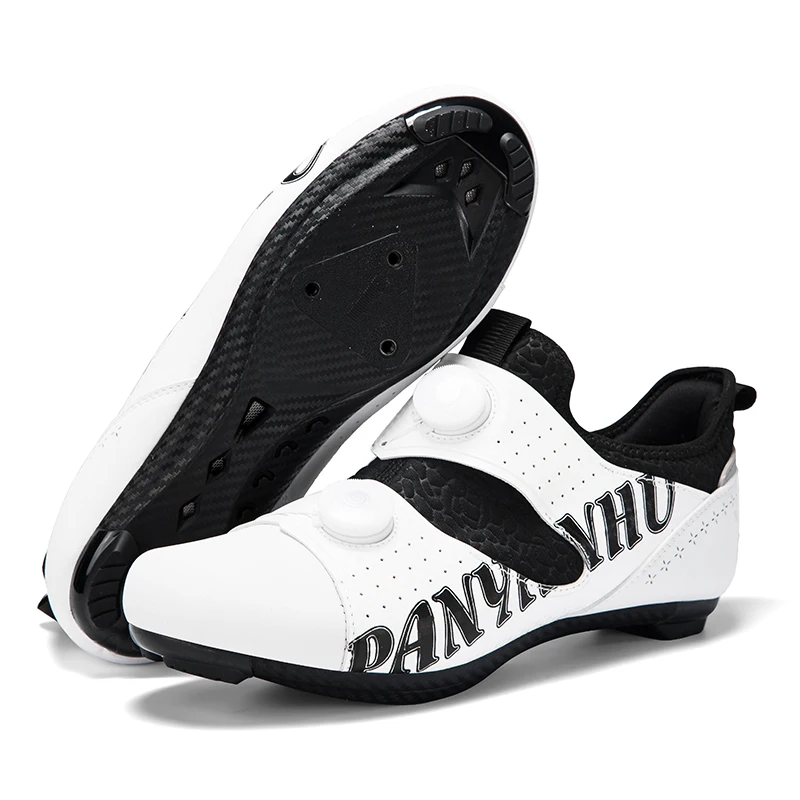 

Professional Cycling Shoes Men's SPD Road Bike Cycling Shoes Flat-bottomed Bicycle Training Shoes Outdoor Bicycle Sports Shoes
