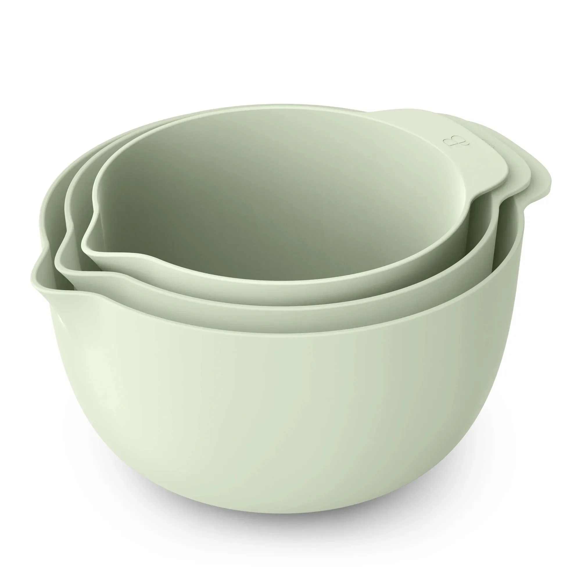 مجموعة مزيج وقياس مكونة من 14 قطعة باللون الأخضر المريمية، أدوات خبز كاملة مع أكواب قياس وملاعق، من الفولاذ المقاوم للصدأ والبلاستيك