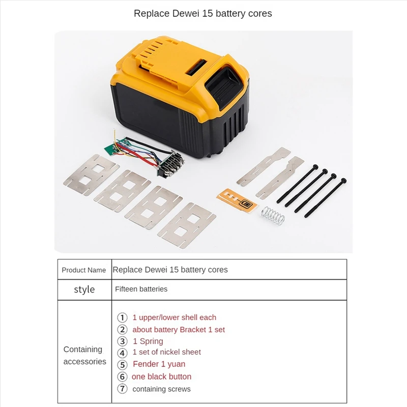 Pro dewei energie nástroje patnáct baterie jádra pouzdro příslušenství lastura as i lay dying baterie ochrana deska