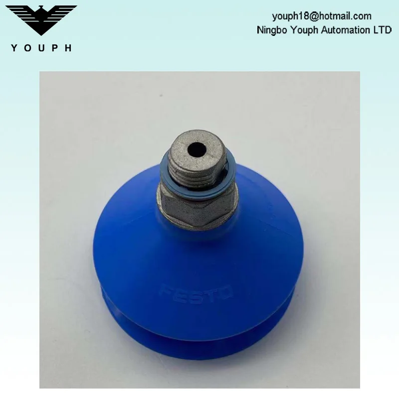 FESTO Original VASB-55-1/4-PUR-B 1396063 Blue Bellows Vacuum Suction Cup