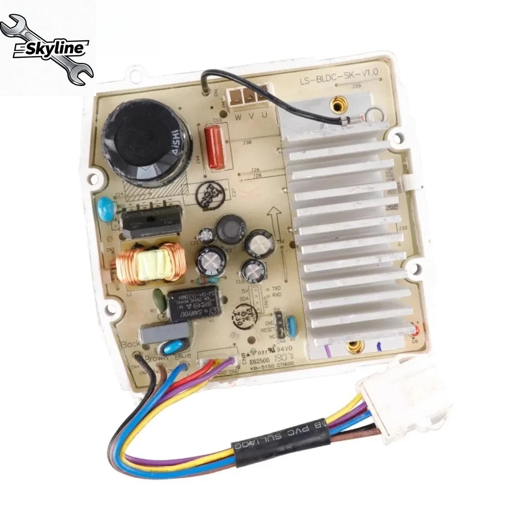 

Используется для платы управления двигателем стиральной машины DC-06003, плата драйвера инвертора MD100N31DS LS-BLDC-SK-V1.0, детали стиральной машины