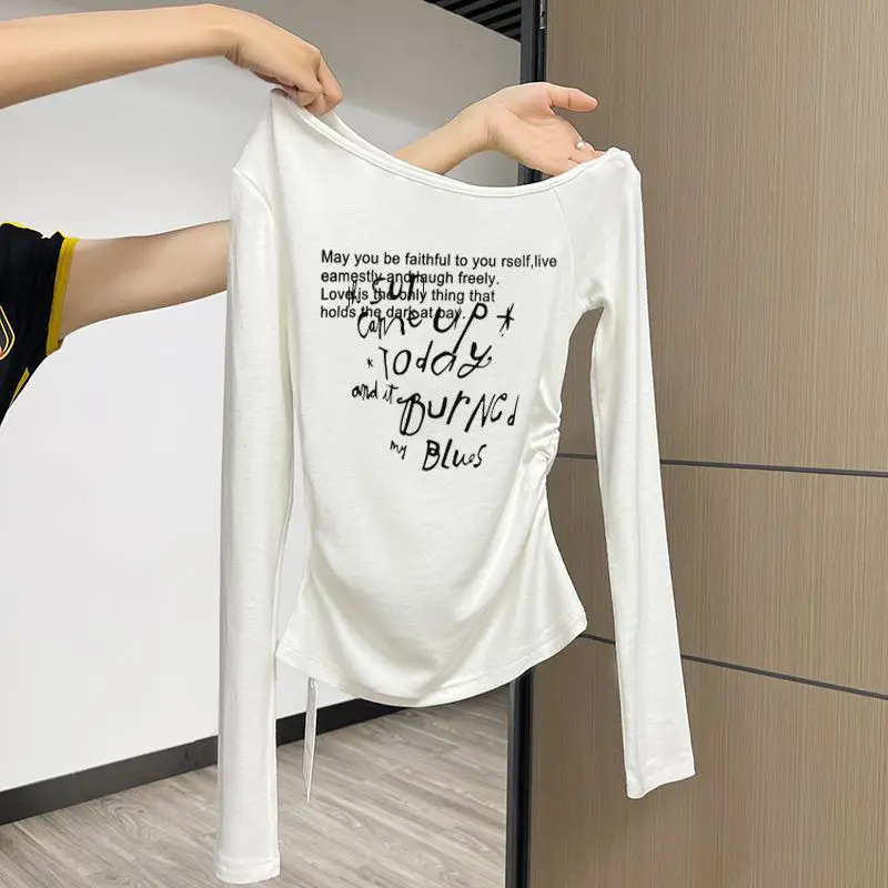 

Женские футболки с длинным рукавом, однотонные, с вышивкой цветов и роз, модный принт, женственный стиль, нежный дизайн, жаккард, свободный крой