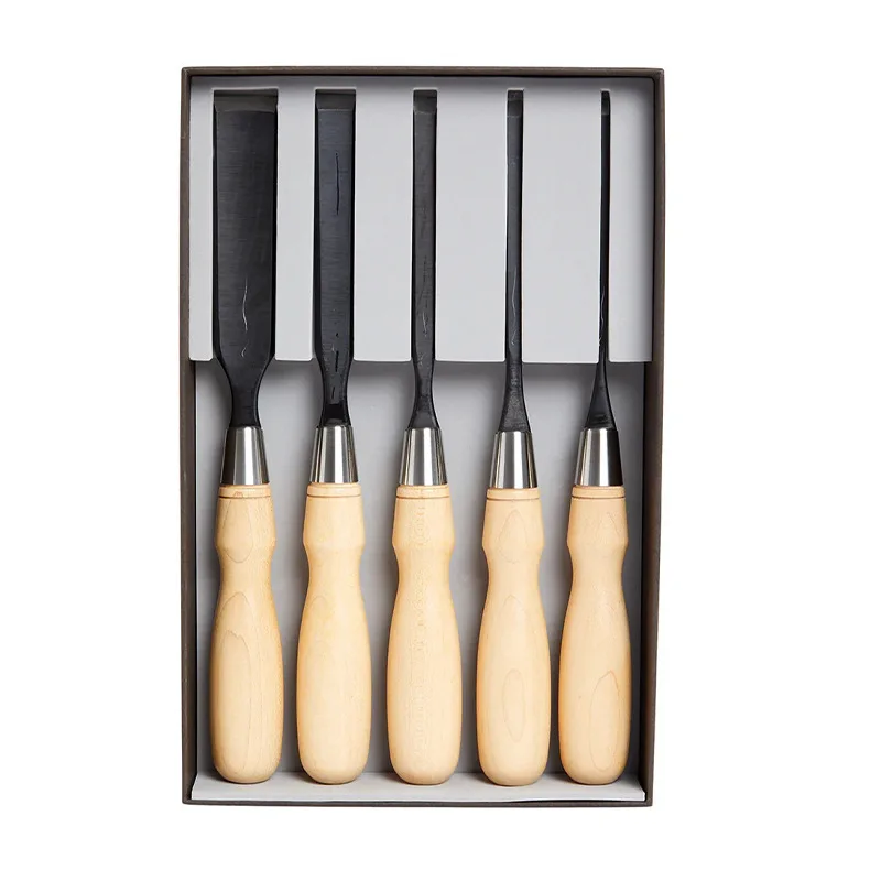 

Powder Steel Woodworking Chisel Wood Professional Woodworking Flat Carpenter Flat Mouth High Hardness Hand Chisel